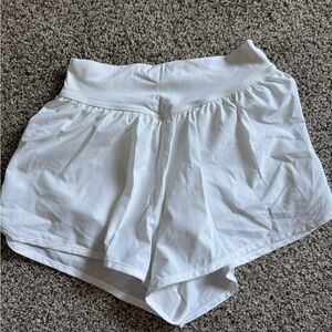 Aerie White Athletic Shorts Sz XS